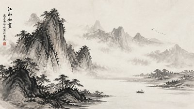 sweeping panoramic landscape with a dramatic sky