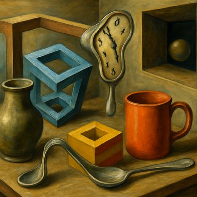 still life with everyday objects