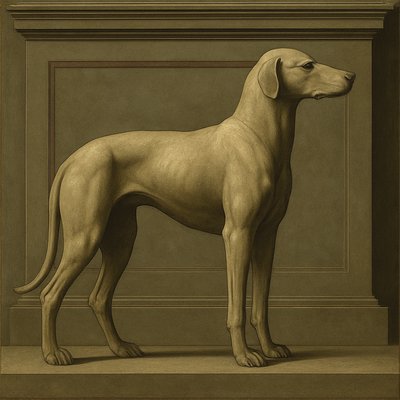animal standing in natural pose