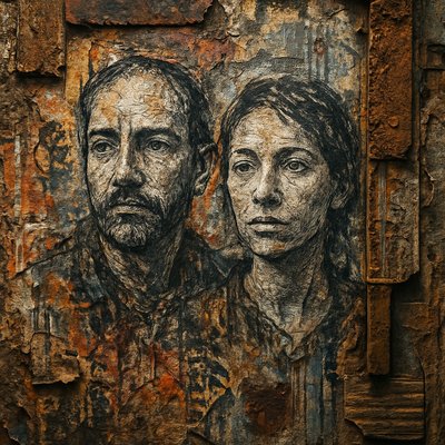portrait of two people together