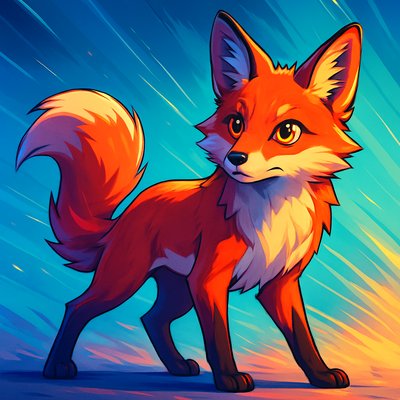 animal standing in natural pose
