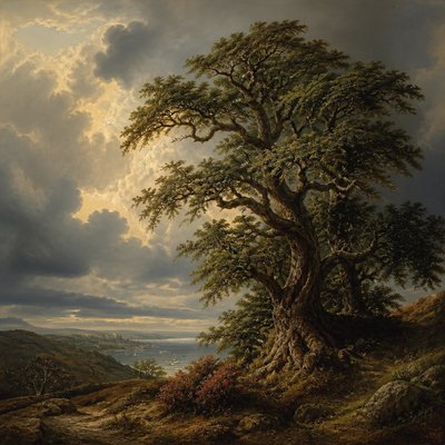 a tree in nature