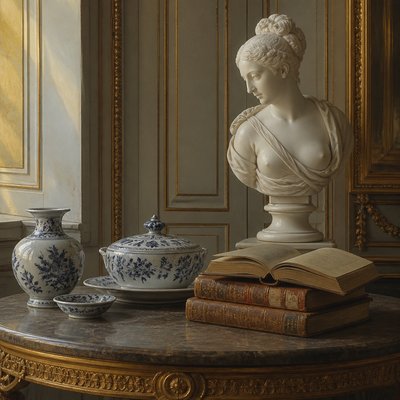 still life with everyday objects