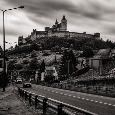 majestic castle on a hilltop
