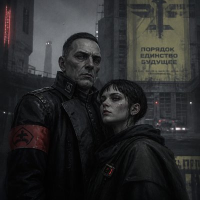 portrait of two people together