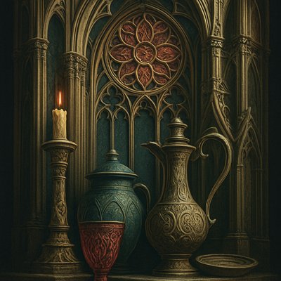 still life with everyday objects