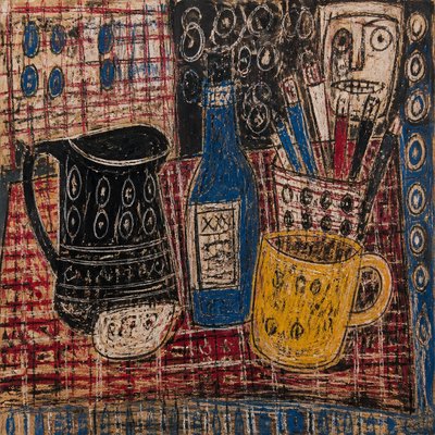 still life with everyday objects