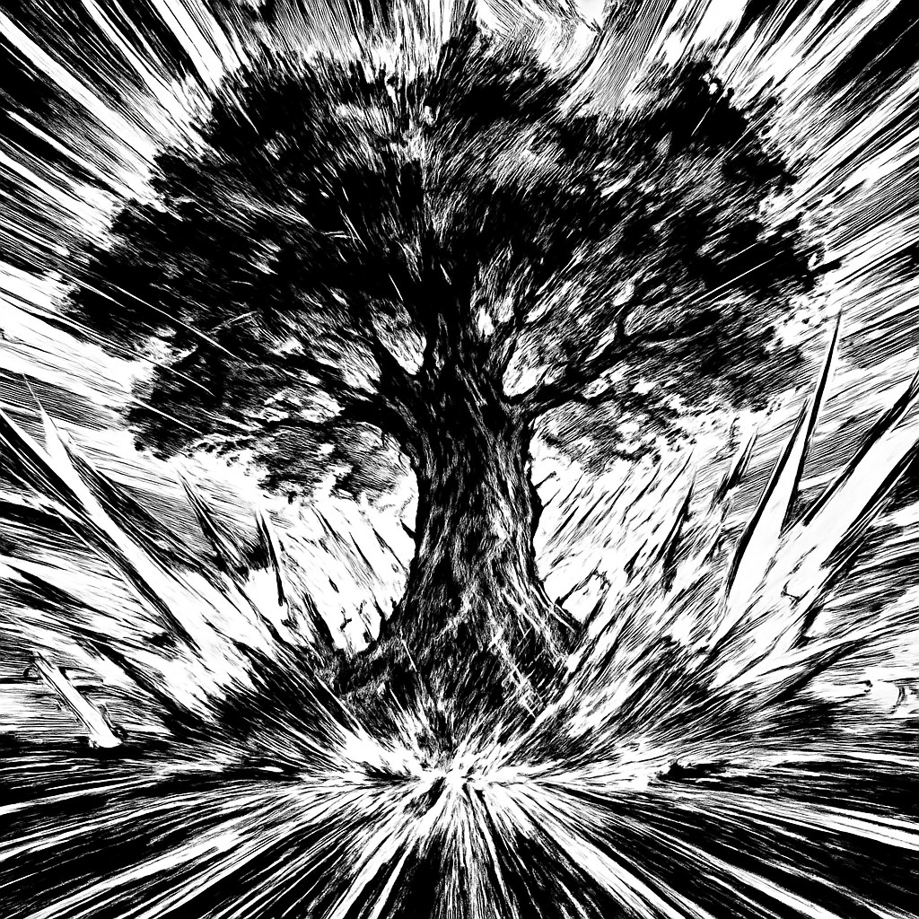 a tree in nature