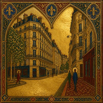 Gothic Art Style Style Transfer Example