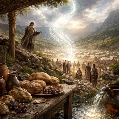 “Because they met you not with bread and with water in the way, when ye came forth out of Egypt; and because they hired against thee Balaam the son of Beor of Pethor of Mesopotamia, to curse thee. Nevertheless the LORD thy God would not hearken unto Balaam; but the LORD thy God turned the curse into a blessing unto thee, because the LORD thy God loved thee.” (Deuteronomy 23:4-5, KJV)

