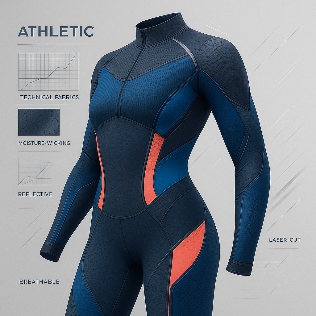 Athleisure Fashion Design Style Transfer Example