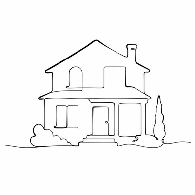 house with front view
