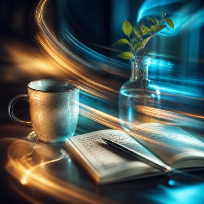 still life with everyday objects