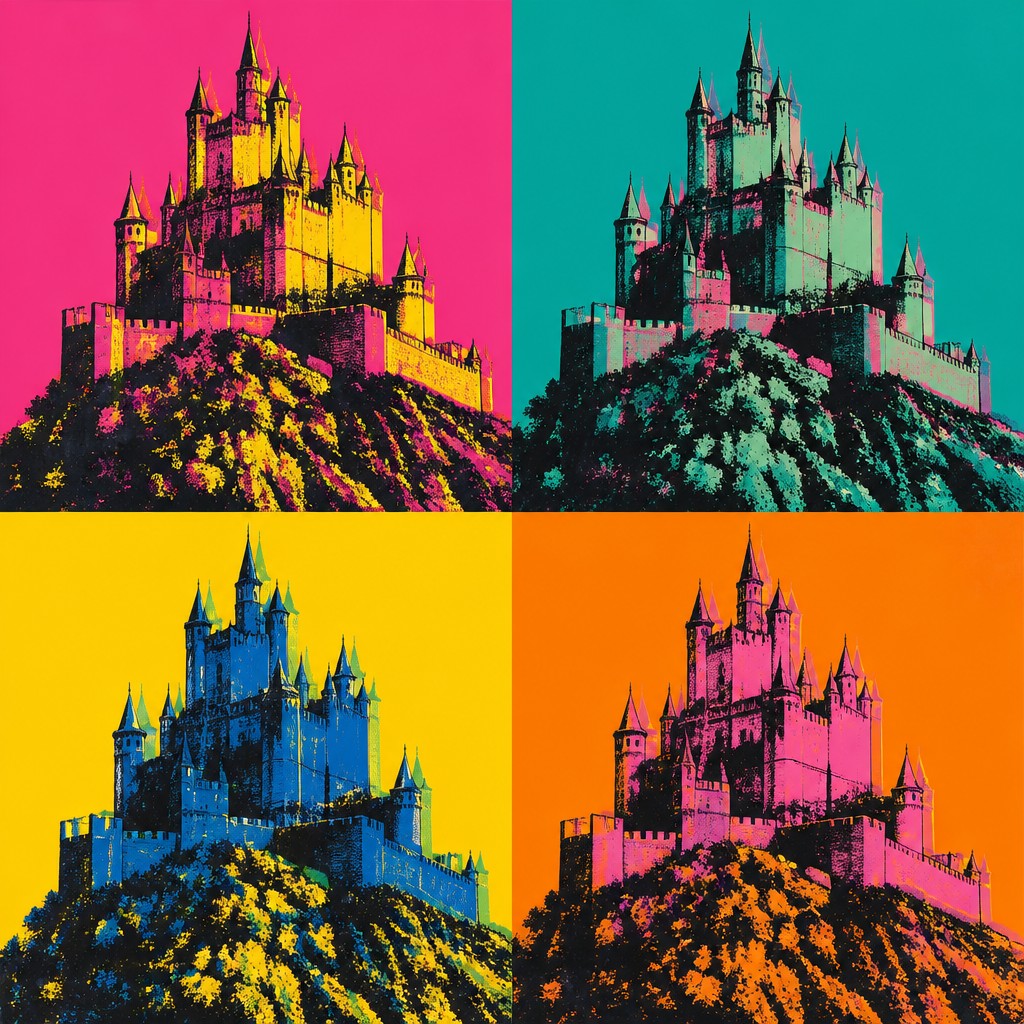 majestic castle on a hilltop