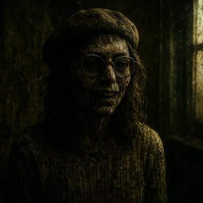 Creepy Abandoned Art Style Style Transfer Example