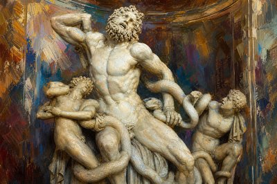 Laocoön and His Sons sculpture Vatican Museum