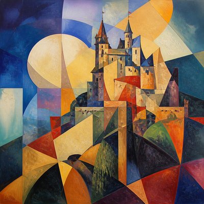majestic castle on a hilltop