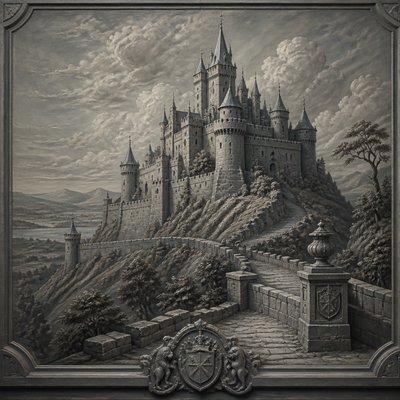 majestic castle on a hilltop