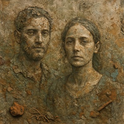 portrait of two people together