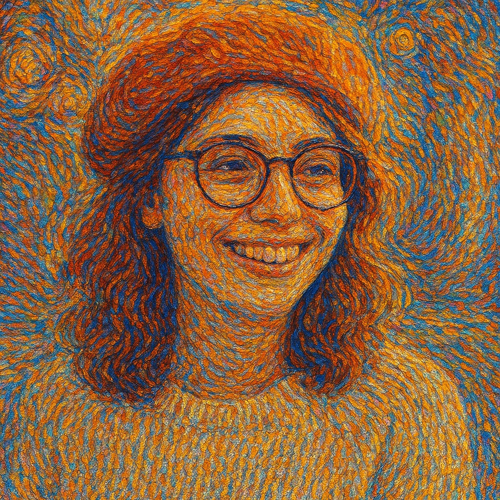 Murmuration Particle Painting Style Transfer Example