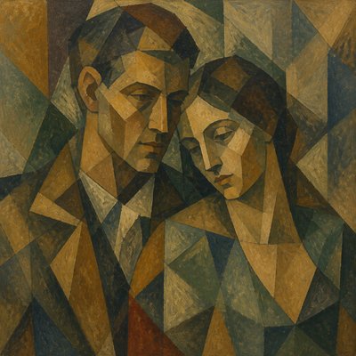 portrait of two people together