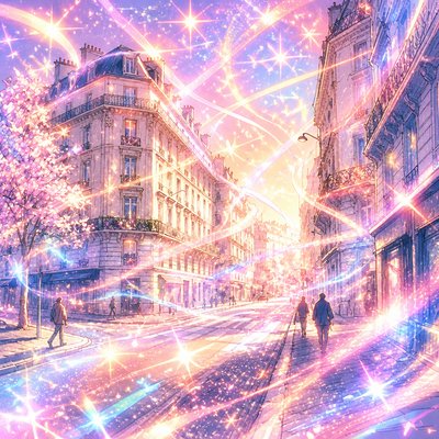 Magical Girl Transformation Sequence Style Transfer Example