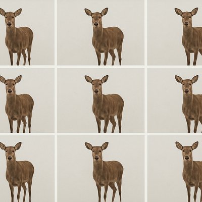 animal standing in natural pose
