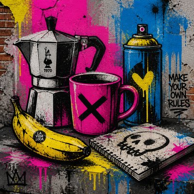 still life with everyday objects
