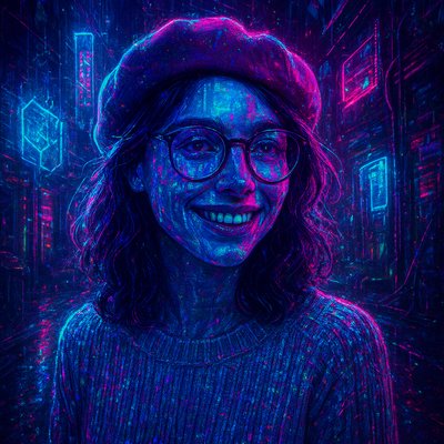 Cyberpunk Art Style Style Transfer Example