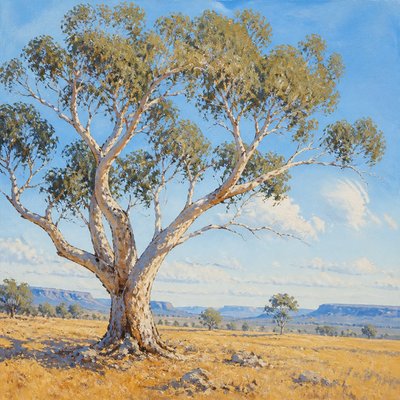 a tree in nature — Australian Art Style