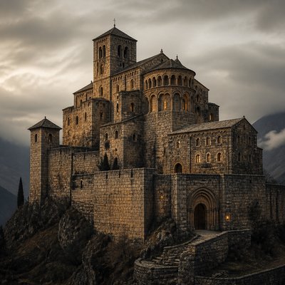 majestic castle on a hilltop
