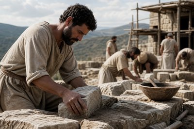 “Like living stones, let yourselves be built into a spiritual house to be a holy priesthood to offer spiritual sacrifices acceptable to God through Jesus Christ.”  –  1 Peter 2:5