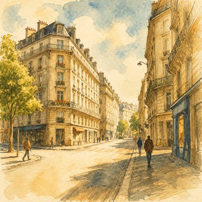 Storybook Watercolor Style Transfer Example