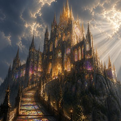 majestic castle on a hilltop