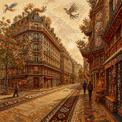 Taiwanese Art Style Style Transfer Example