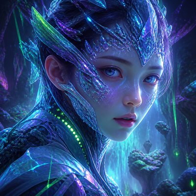 Alien World Sci-Fi Art example