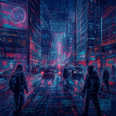 urban street with city activity
