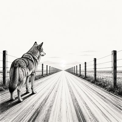 animal standing in natural pose