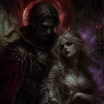 portrait of two people together