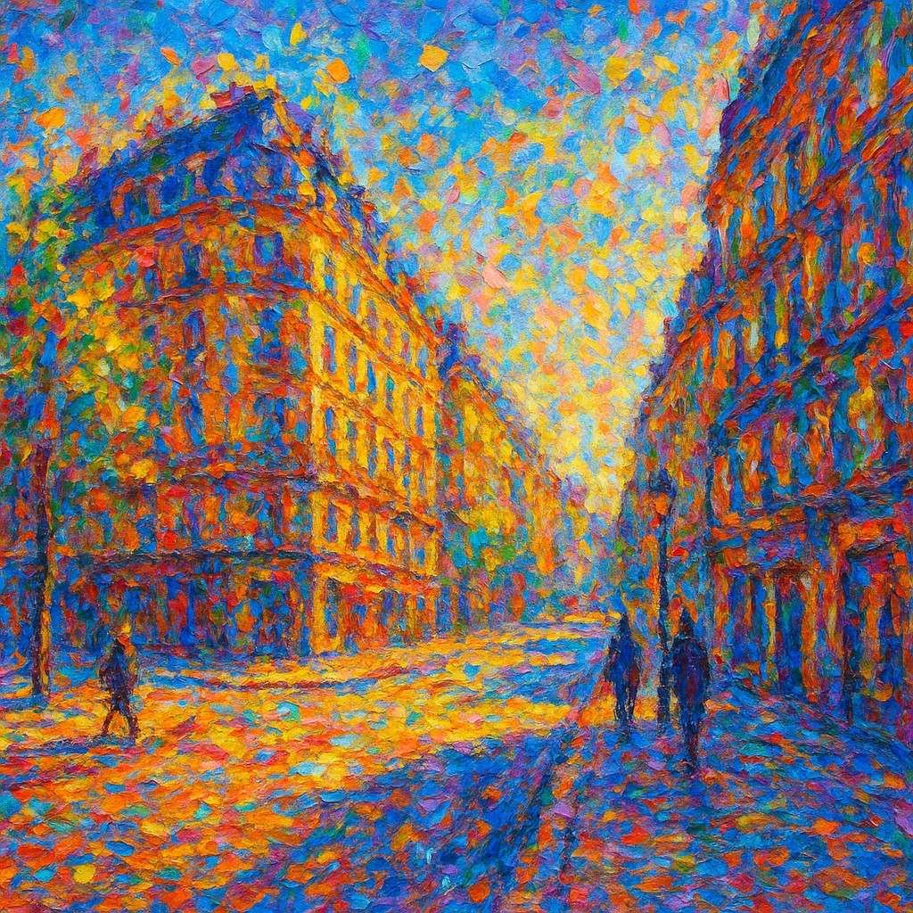 Impressionist Landscape Art Style Style Transfer Example
