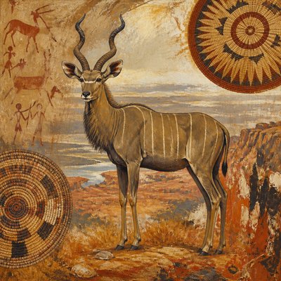animal standing in natural pose