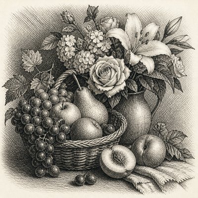Cross-Hatching Drawing Style 3