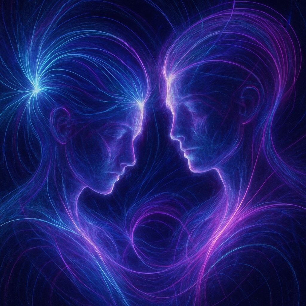 portrait of two people together