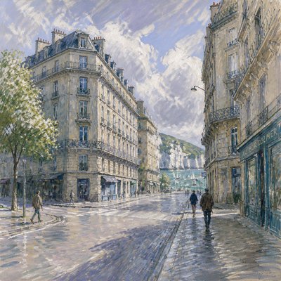 Normandy Coast Art Style Style Transfer Example
