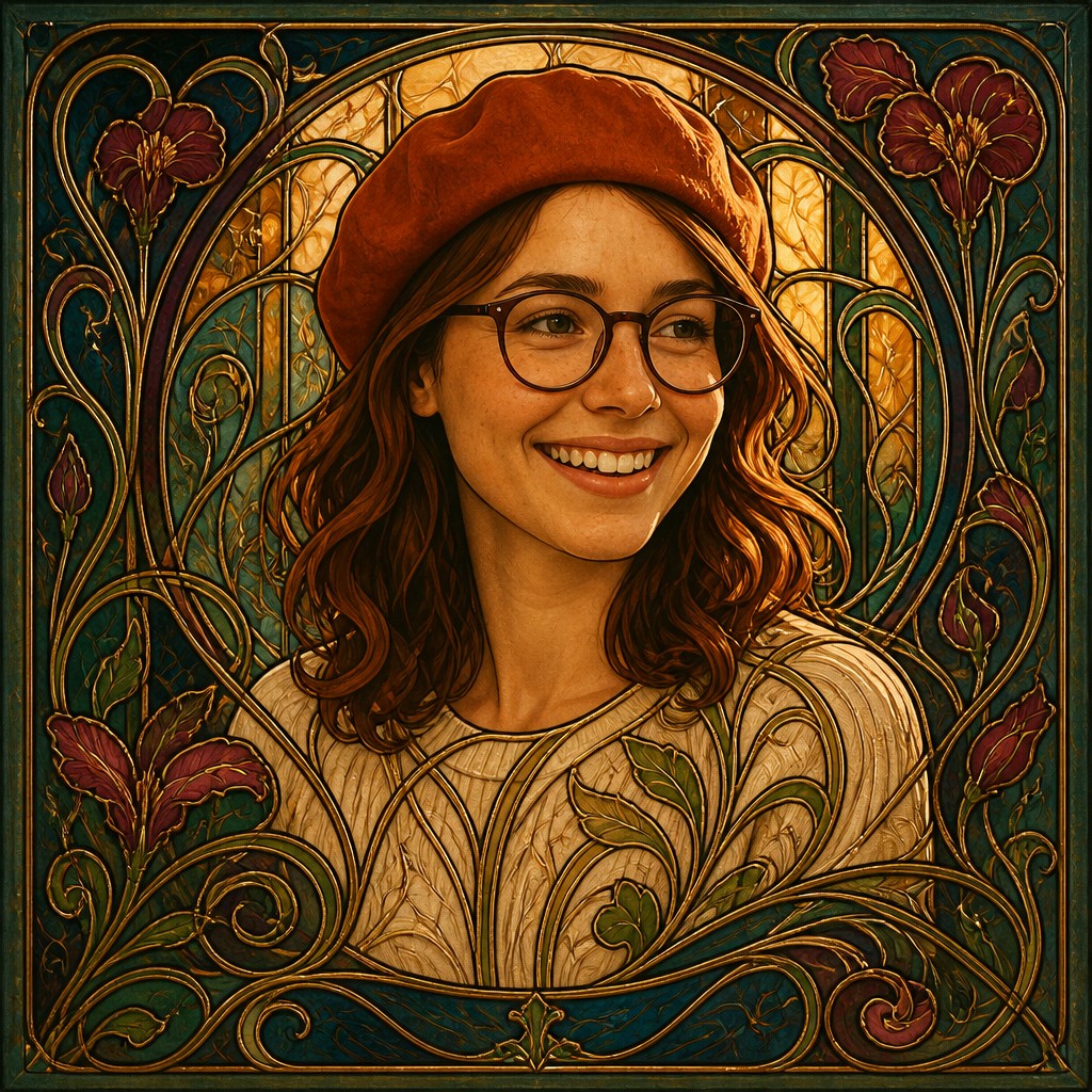 Art Nouveau Architecture Art Style Transfer Example