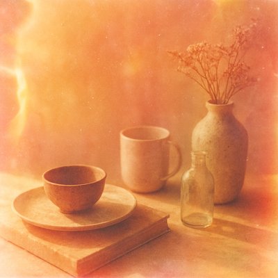 still life with everyday objects