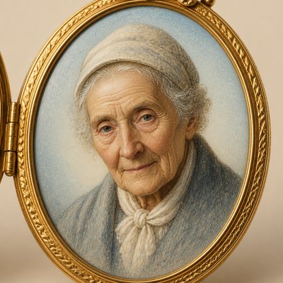 close-up portrait of an elderly person with expressive weathered features