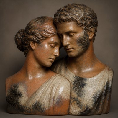 portrait of two people together