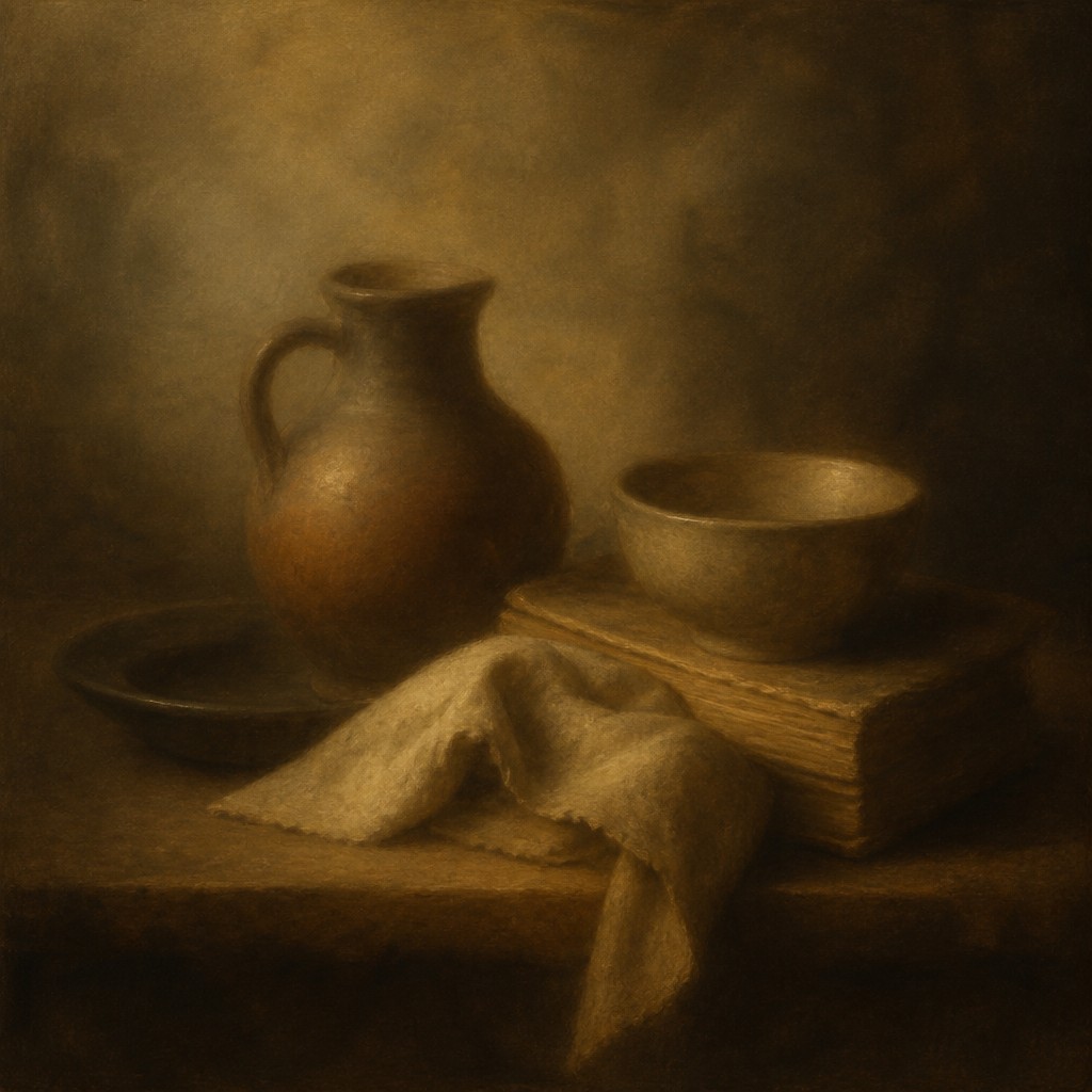 still life with everyday objects