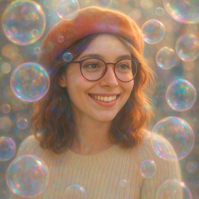 Soap Bubble Style Transfer Example